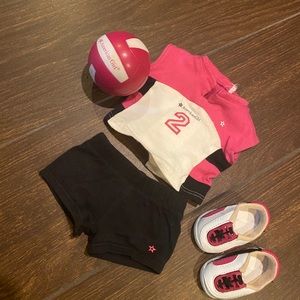 American girl doll volleyball outfit